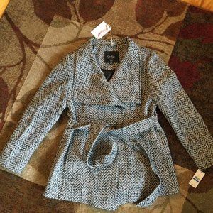 Jessica Simpson Belted Wool Blend Jacket NWT